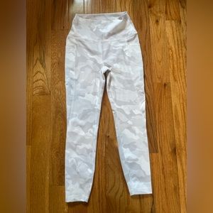 White Camo Leggings